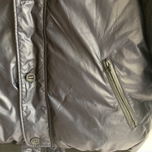 Atelier Noir Rudsak men’s down filled bomber jacket with hood. Dark navy. Size L - Picture 6 of 12